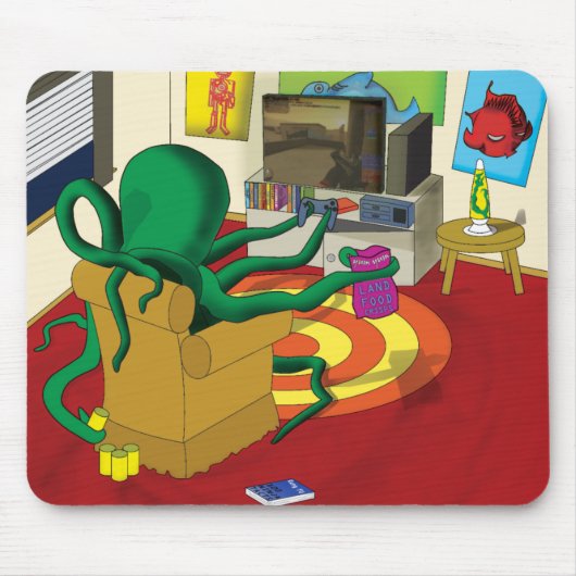 Gaming Squid Mouse Mat Muismat (Voorkant)