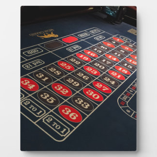 Gaming Table Roulette Las Vegas Fotoplaat