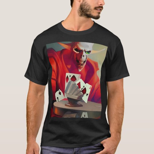 Gaming the Devil Ken Gage Fantasy T-shirt (Voorkant)