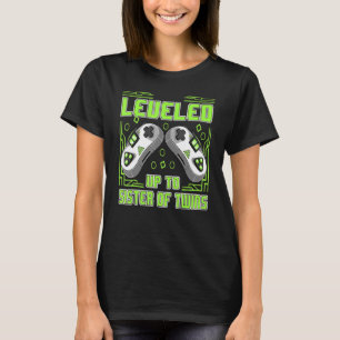 Gaming tot zuster van tweelingvideogamer W T-shirt