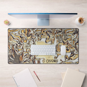 Gaming Unieke Moderne Abstracte Nuetrals Gamer Bureaumat