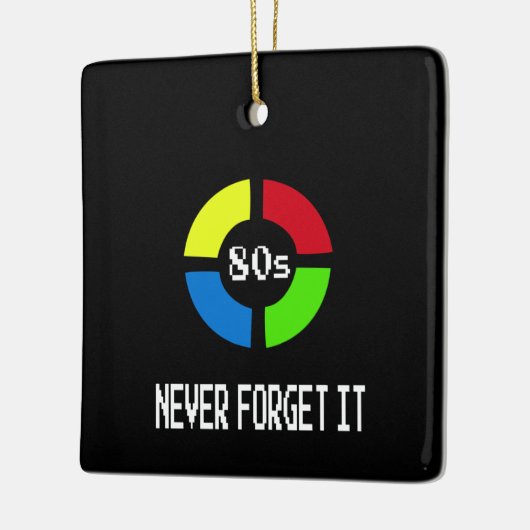 Gaming - Vergeet nooit dat 80-inch gamergadget Keramisch Ornament (Links)