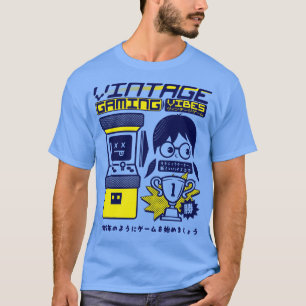 gaming vibes retro arcade gamer t-shirt