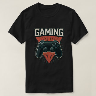 Gaming Vibes: Stout Controllerontwerp T-shirt