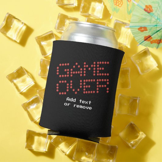 Gaming videogame over belettering Gamer D20 Dice Blikjeskoeler (Insitu Zomer)
