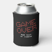 Gaming videogame over belettering Gamer D20 Dice Blikjeskoeler (Blikje Achterkant)