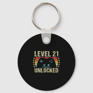 Gaming Vintage 21e verjaardagscadeau 21 jaar oude Sleutelhanger