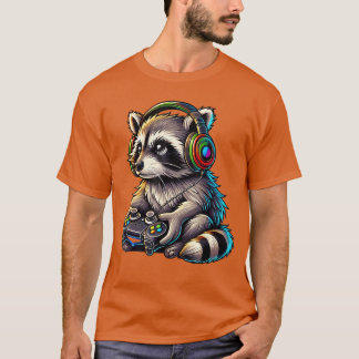 Gaming Wasbeer Videogames Wasbeerliefhebbers Gamer T-shirt