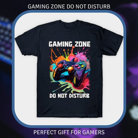 Gaming Zone Niet storen controller Gamer Gift T-shirt
