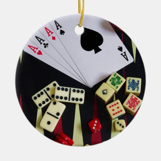 Gamingcasino's Keramisch Ornament (Voorkant)