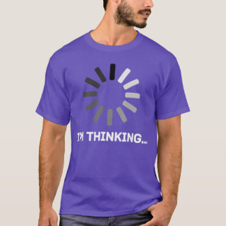 Gamingcomputer Nerd Geek Laden Ik denk vriend T-shirt