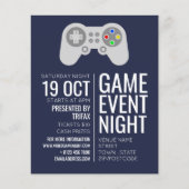 Gamingcontroller, Video Gamer Event Adverteren Flyer (Voorkant)