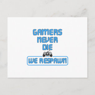 Gaminggamer Videospelconsole Cadeauidee Briefkaart