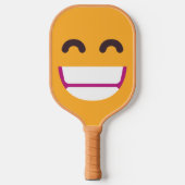 Gaminggezicht + verbluffende standaard aangepaste  pickleball paddle (Voorkant)