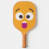Gaminggezicht + verbluffende standaard aangepaste  pickleball paddle (Achterkant)