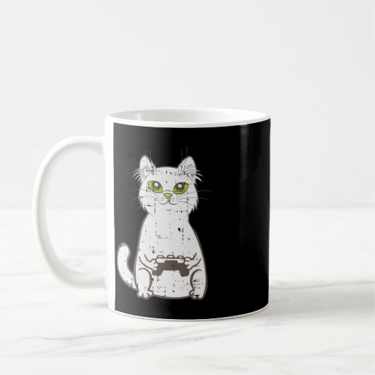 Gamingkatalysator met videospelcontroller geluid koffiemok (Links)