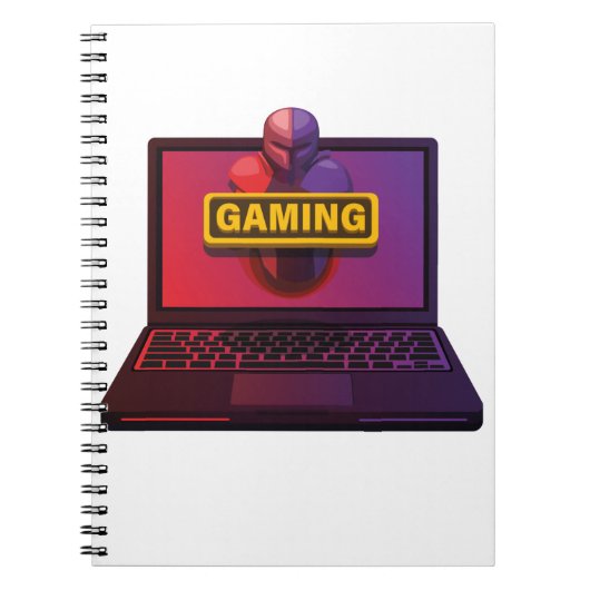 Gaminglaptop Notitieboek (Voorkant)
