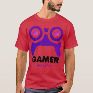 Gamingliefhebber grappig retro t-shirt