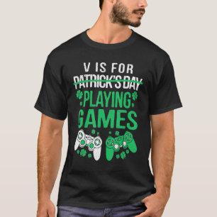 Gamingspellen Mannen spelen Spelletjes spelen Fun T-shirt