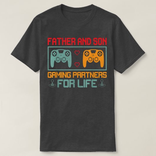 Gamingspelspeler voor vader- en gierconsole — Fat T-shirt (Design voorkant)