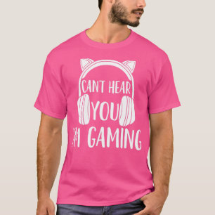 Gamingvideogame-hoofdtelefoon T-shirt
