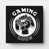 Gamingzone, Mancave - Grappig videogamer, game P Fotoplaat (Voorkant)