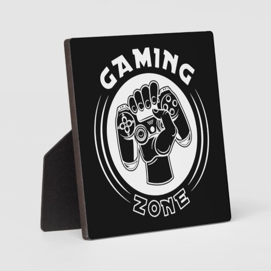 Gamingzone, Mancave - Grappig videogamer, game P Fotoplaat (Voorkant)