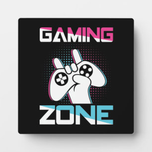 Gamingzone, Mancave - Grappig videogamer, games Fotoplaat
