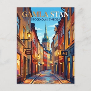 Gamla Stan Zweden Briefkaart
