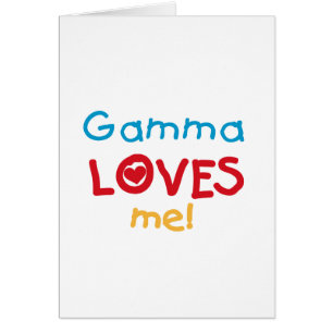 Gamma aime mes t-shirts et cadeaux