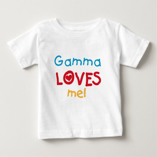 Gamma aime mes t-shirts et cadeaux (Devant)