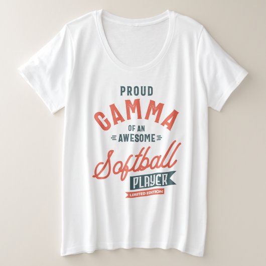 Gamma de femmes d'un joueur de softball fête des m (Design devant)