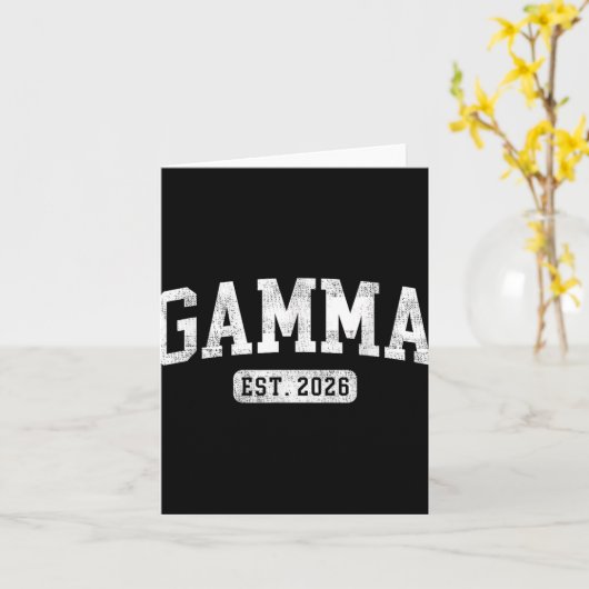 Gamma Est 2026 Promu À Gamma Faire-part (Fleur jaune)