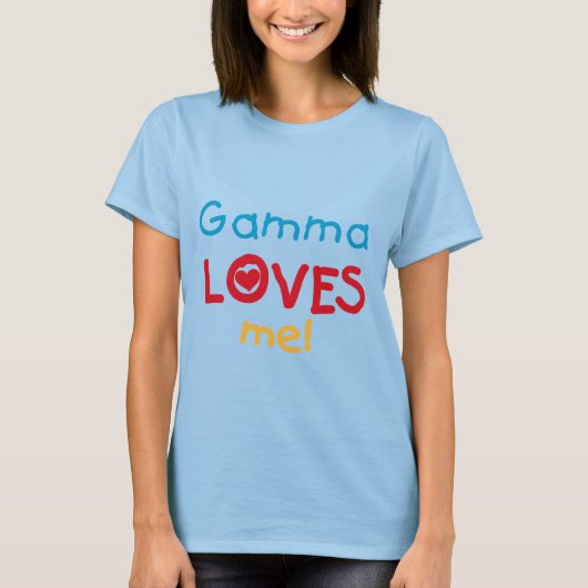 Gamma Loves Me T-shirts en geschenken (Voorkant)