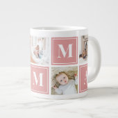 Gamma Photo Collage Personnalisé Giant Coffee Mug (Devant droit)