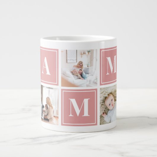 Gamma Photo Collage Personnalisé Giant Coffee Mug (Devant)