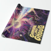 Gamma Ray Burst Pulsars Kilonova kosmische botsing Cadeaupapier (Uitgerold)