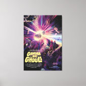 Gamma Ray Burst Pulsars Kilonova kosmische botsing Canvas Afdruk (Voorkant)