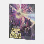 Gamma Ray Burst Pulsars Kilonova kosmische botsing Glas Ornament (Voorkant links)