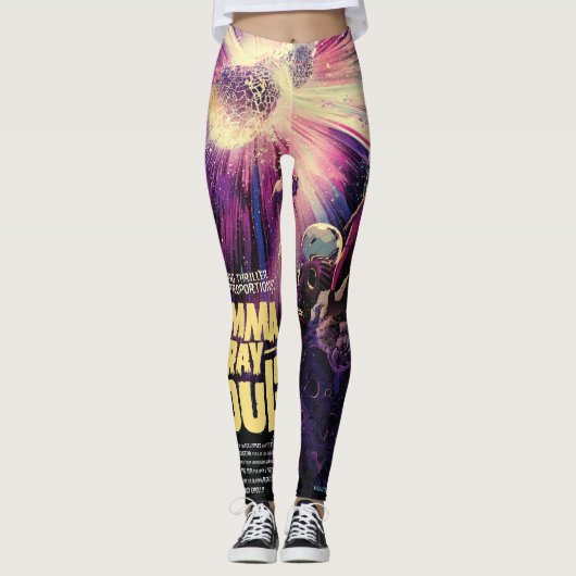 Gamma Ray Burst Pulsars Kilonova kosmische botsing Leggings (Voorkant)