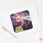 Gamma Ray Burst Pulsars Kilonova kosmische botsing Vierkante Sticker (Envelop)