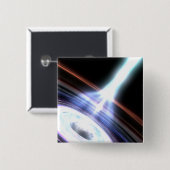Gammastraling in Galactic Nuclei 2 Vierkante Button 5,1 Cm (Voorkant /achterkant)