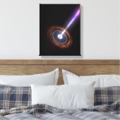 Gammastraling in Galactic Nuclei Canvas Afdruk (Insitu (Slaapkamer))
