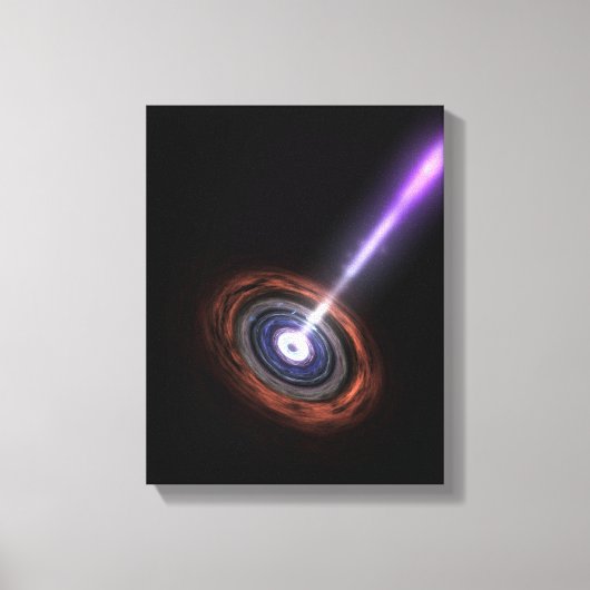 Gammastraling in Galactic Nuclei Canvas Afdruk (Voorkant)