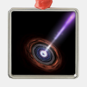Gammastraling in Galactic Nuclei Metalen Ornament