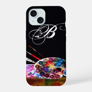 GAMME DE COULEURS D'ARTISTE ,PINCEAUX, Monogramme
