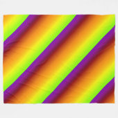 Gamme de couleurs diagonales Couverture en polaire (Devant (Horizontal))