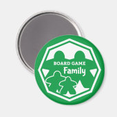 Gamme de jeux de société 2P2K Aimant à cadre blanc (Recto/Verso)