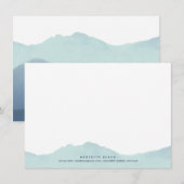 Gamme de montagnes Papeterie personnalisée Cartes  (Devant / Derrière)
