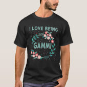 GAMMI T Gift Love is Moederdag Grandmoeder T T-shirt (Voorkant)